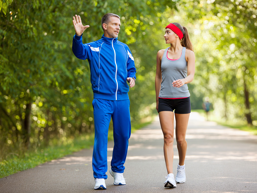 Coach geeft advies aan een deelnemer